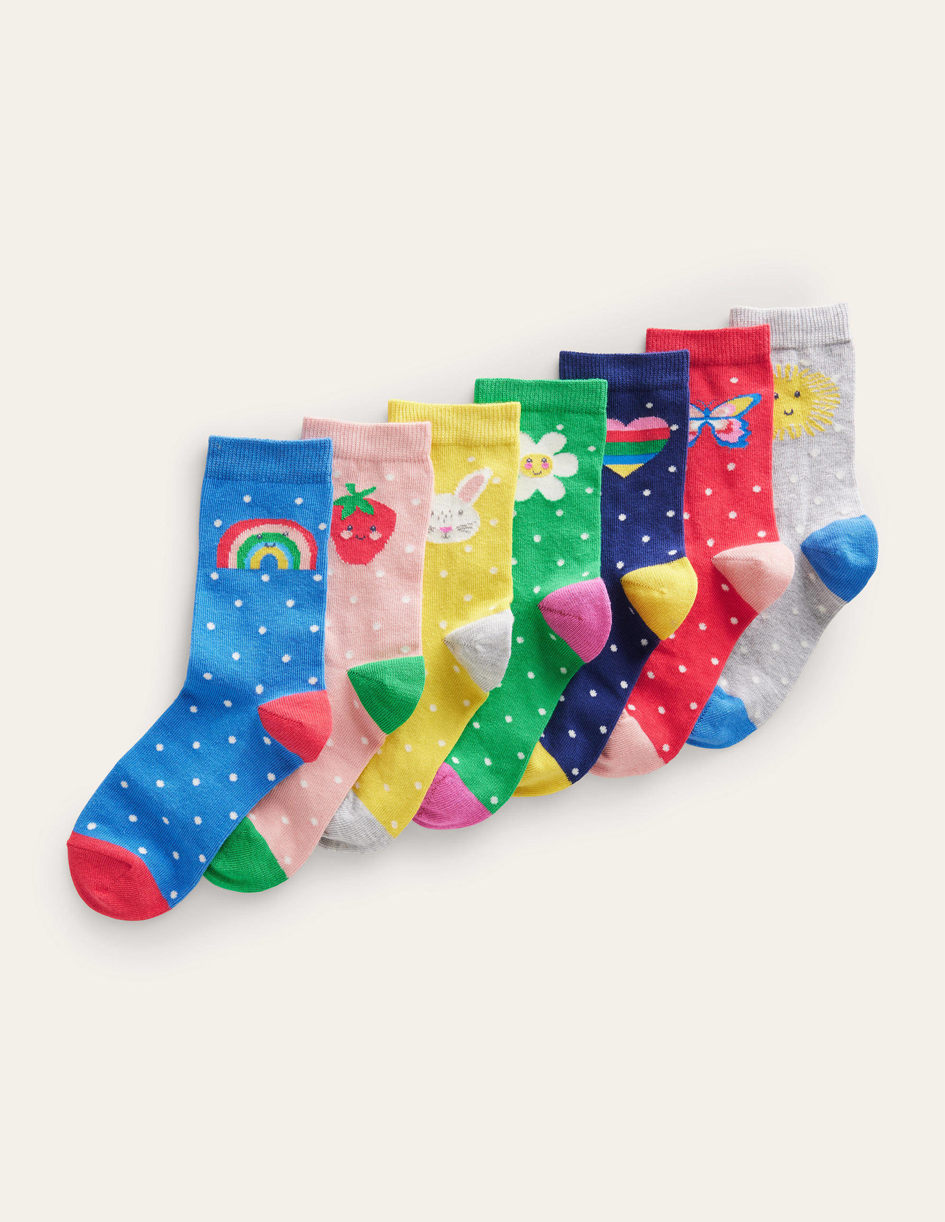 Boden Socks 7 Pack - Multi