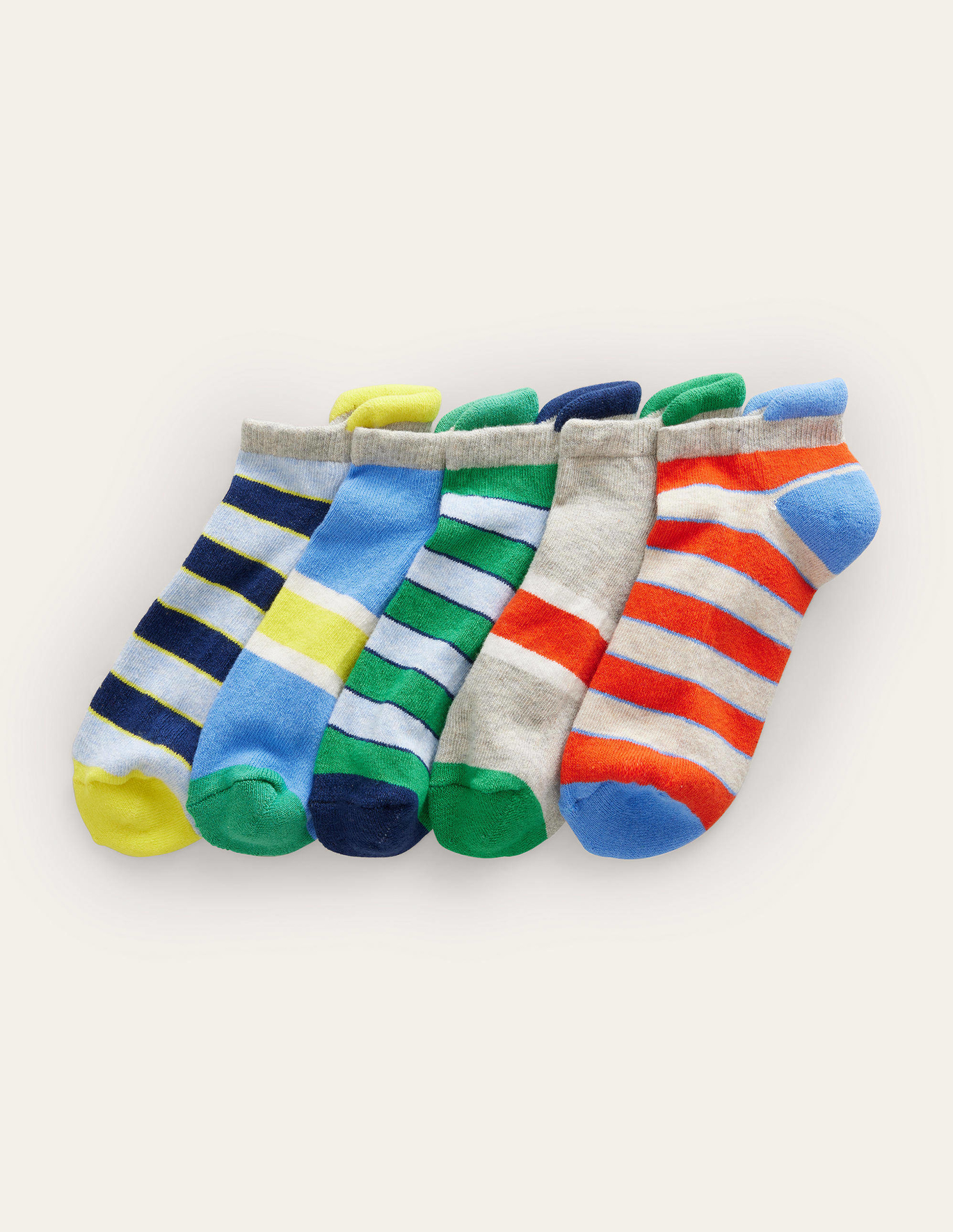 Boden Trainer Socks 5 Pack - Multi