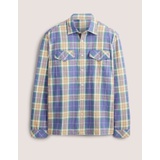 Boden Casual Cotton Check Shirt - Corsican Blue Check