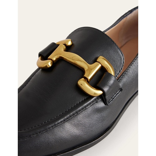 보덴 Boden Snaffle Detail Loafers - Black