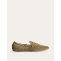 Boden Flexible Sole Loafers - Deep Olive