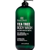 BOTANIC HEARTH Tea Tree Body Wash, Helps with Nails, Athletes Foot, Ringworms, Jock Itch, Acne, Eczema & Body Odor, Soothes Itching & Promotes Healthy Skin and Feet, Naturally Scen
