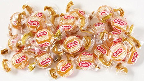  Brachs Butterscotch Hard Candy, Bulk Candy Bag, Individually Wrapped, 108 Ounce