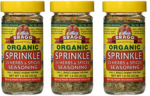 Bragg Sprinkle Herb and Spice Seasoning 1.5 Ounce - Pack 3