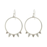 Brighton Twinkle Granulation Round French Wire Earrings