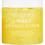 Brooklyn Botany 100% Natural Sweet Orange Body Scrub & Hand Scrub - Dual Action Exfoliator, Moisturizer For Great Skin- Made With Natural Orange Oil - Exfoliating Body Scrubs & Han