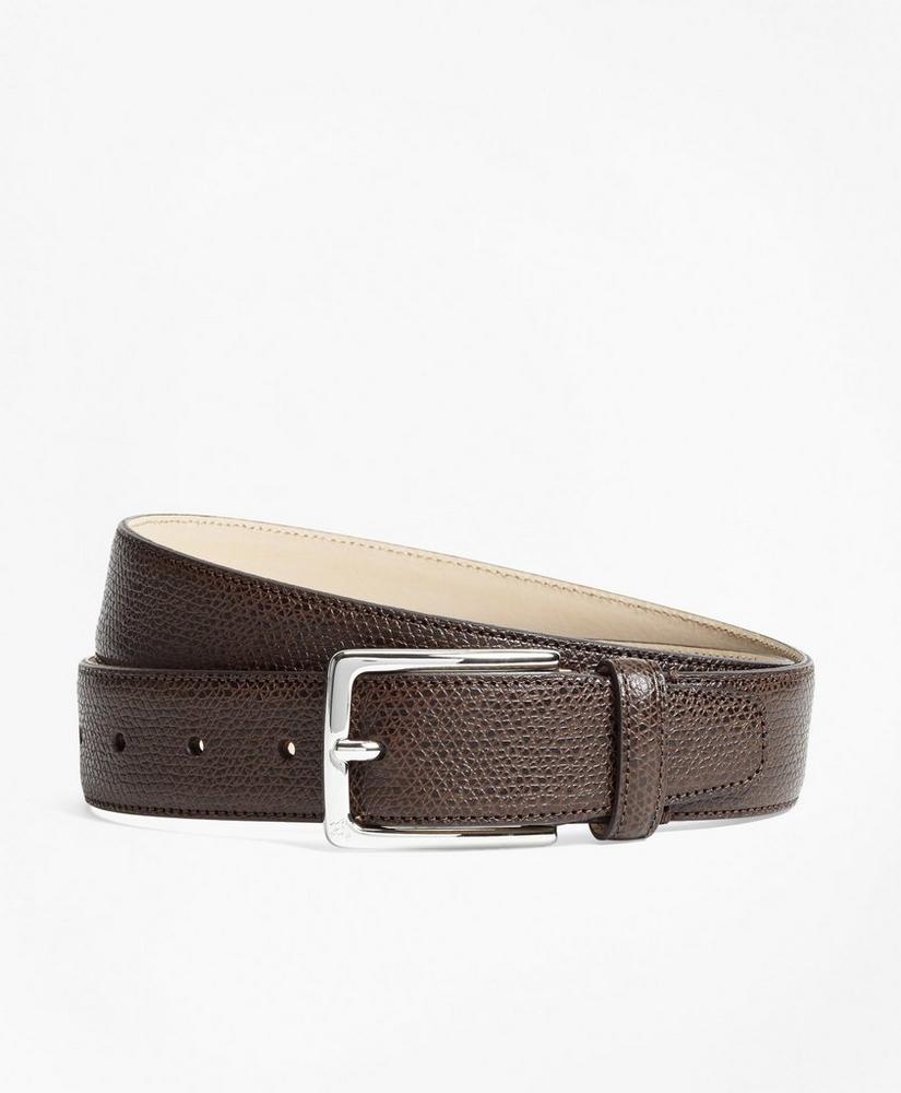 브룩스브라더스 1818 Textured Leather Belt