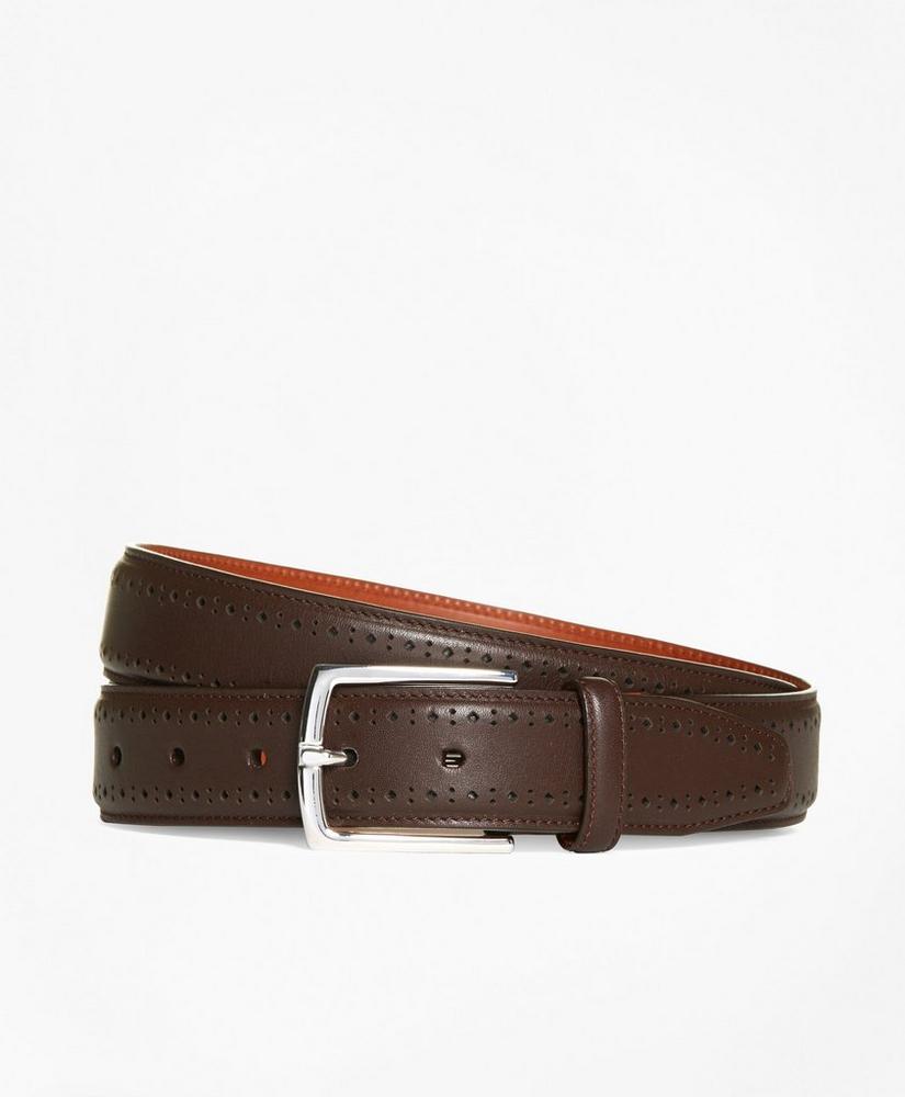 브룩스브라더스 Leather Perforated Belt