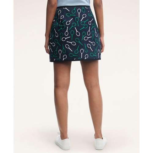 브룩스브라더스 Reversible Print-Embroidered Tennis Skirt