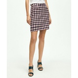 Cotton Blend Boucle Skirt