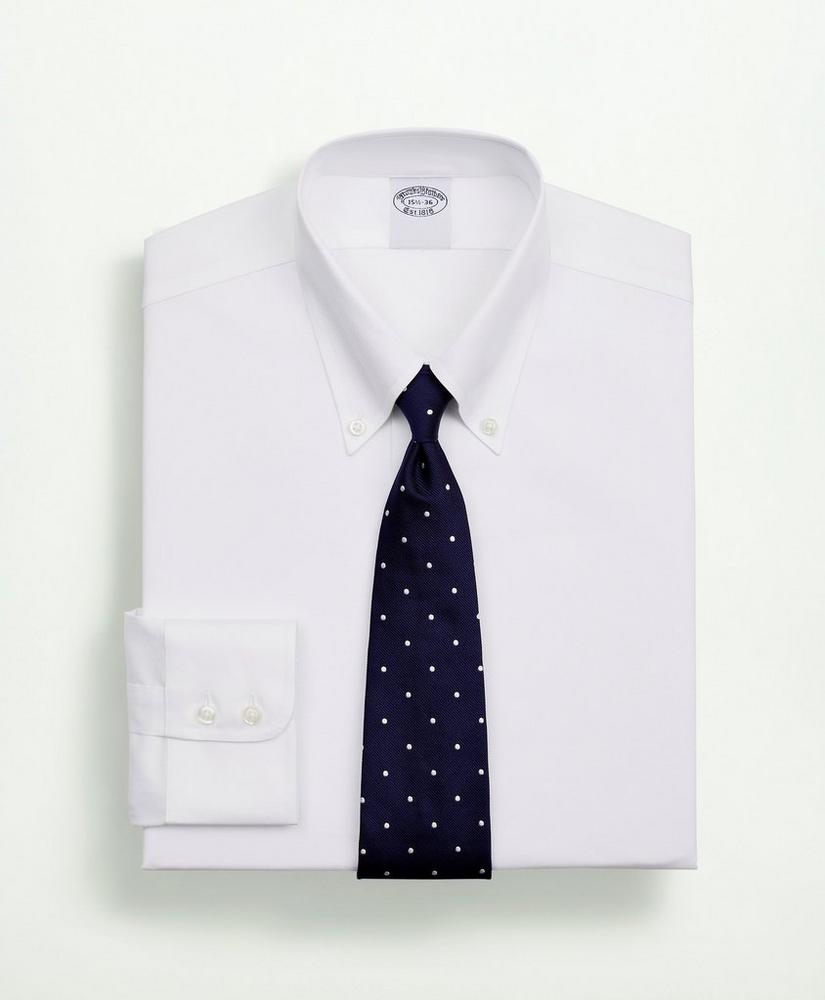 Stretch Supima Cotton Non-Iron Twill Button-Down Collar Dress Shirt