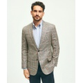 Madison Traditional-Fit Wool-Silk-Linen Check Hopsack Sport Coat