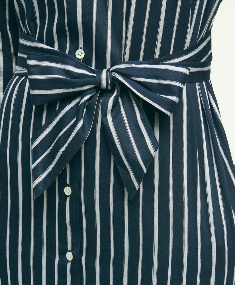 브룩스브라더스 Cotton Striped Shirt Dress