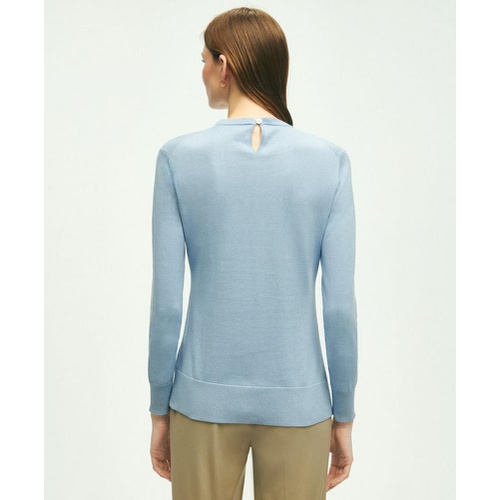 브룩스브라더스 Cotton Removable Collar Sweater