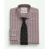 Brooks Brothers X Thomas Mason Cotton Twill Londoner Collar, Checked Dress Shirt