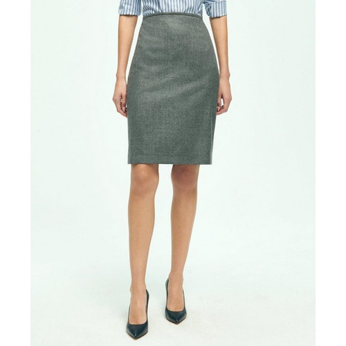 브룩스브라더스 Wool Flannel Pencil Skirt