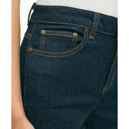 브룩스브라더스 Stretch Cotton Slim-Straight Denim Jeans