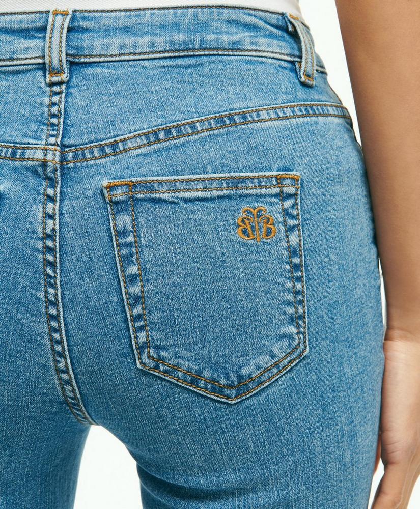브룩스브라더스 Stretch Cotton Slim-Straight Denim Jeans