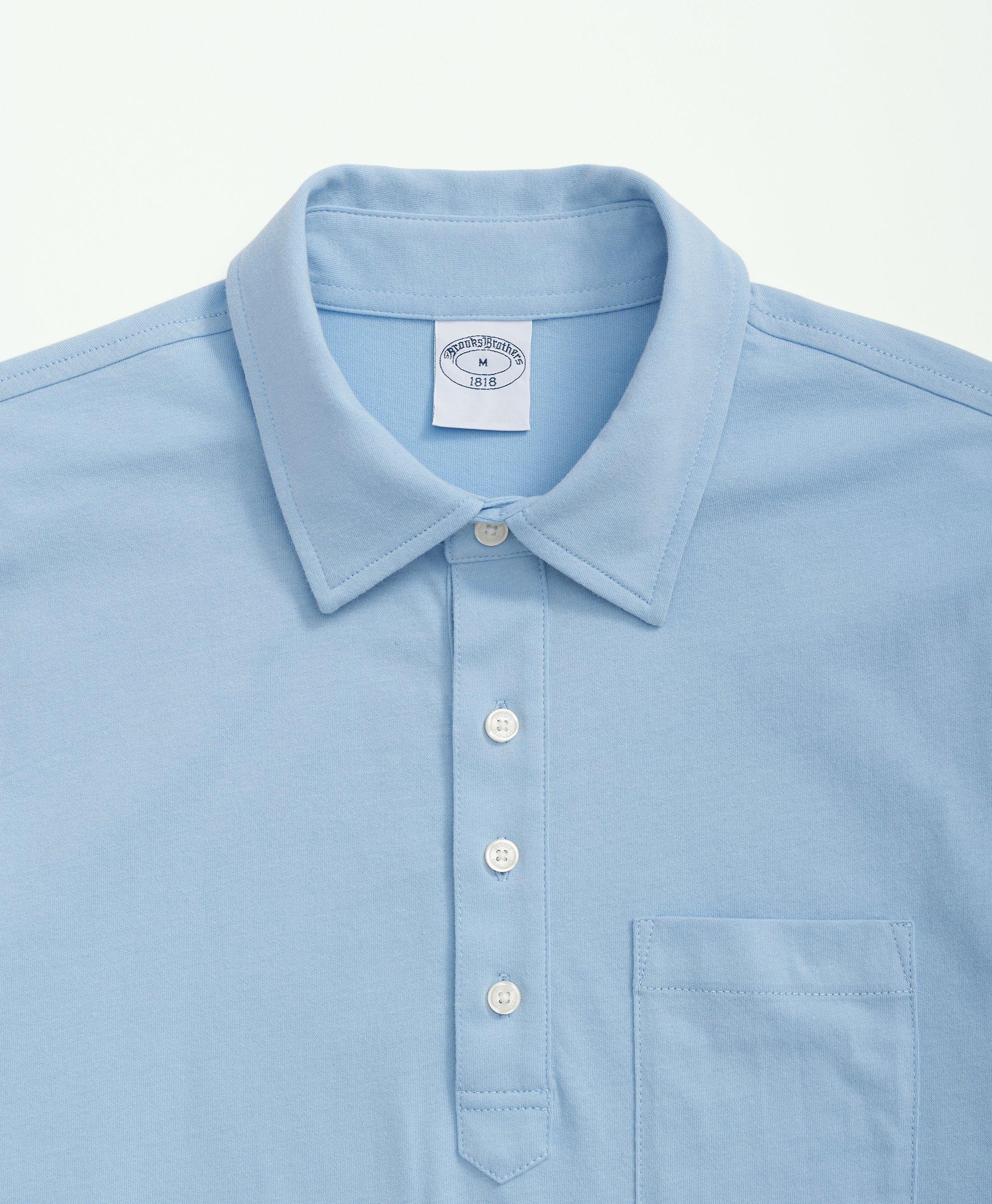 브룩스브라더스 Washed Cotton Jersey Polo Shirt