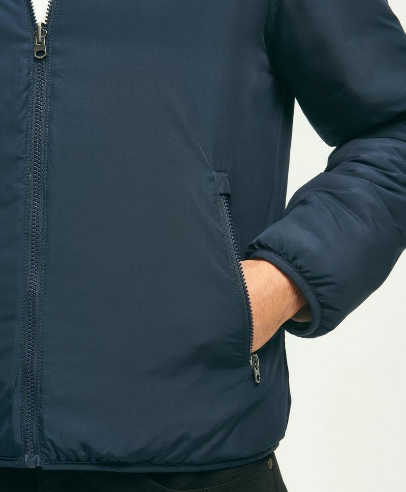 브룩스브라더스 Reversible Black Watch Tartan Puffer Jacket