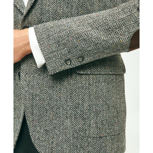 브룩스브라더스 Traditional Fit Wool Harris Tweed 1818 Sport Coat