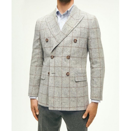 브룩스브라더스 Classic Fit Merino Wool Double-Breasted Flecked Sport Coat
