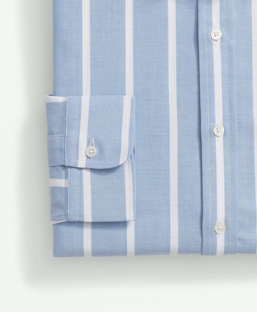 브룩스브라더스 American-Made Cotton Pinpoint Button-Down Collar, Bold Striped Dress Shirt