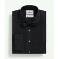 Brooks Brothers X Thomas Mason Cotton English Collar, Swiss Pleat Front Tuxedo Shirt