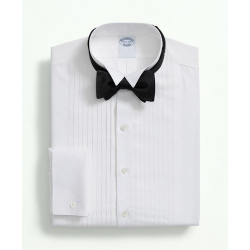 브룩스브라더스 Stretch Supima Cotton Broadcloth Wing Collar, Tuxedo Shirt