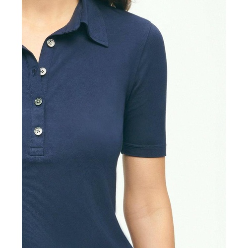 브룩스브라더스 Short-Sleeve Jersey Knit Polo Shirt