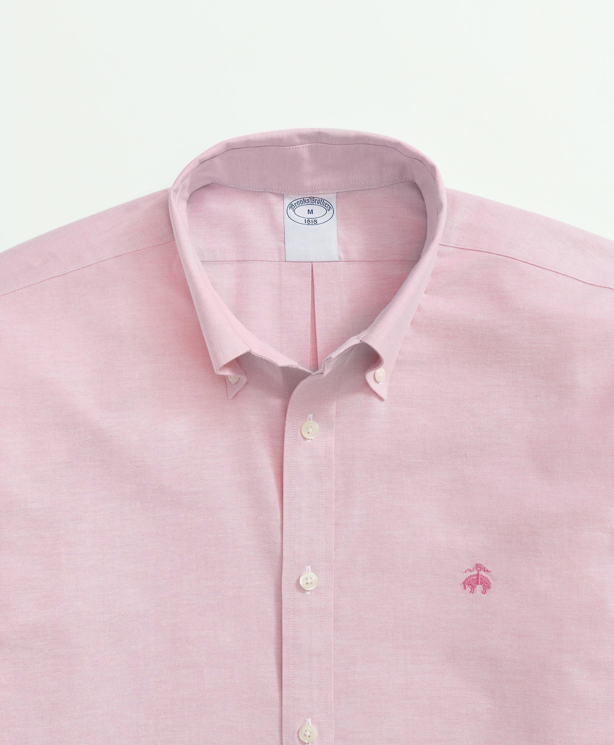 브룩스브라더스 Stretch Cotton Non-Iron Oxford Polo Button Down Collar Shirt