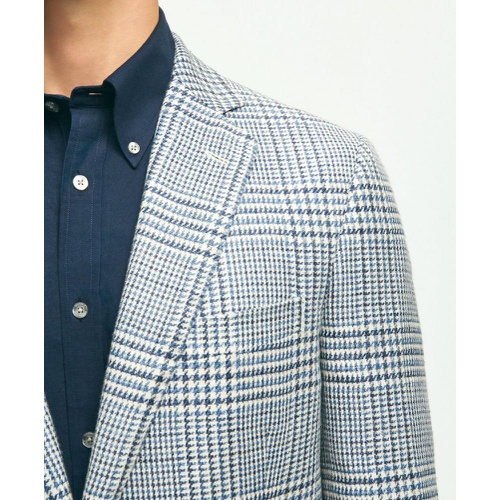 브룩스브라더스 Classic Fit 1818 Check Sport Coat in Linen-Cotton Blend