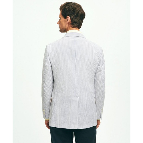 브룩스브라더스 Classic Fit Archive-Inspired Seersucker Sport Coat in Cotton