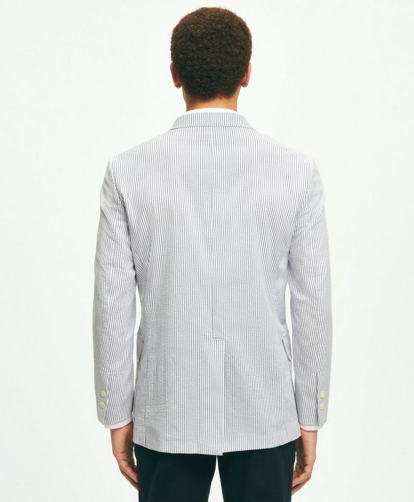 브룩스브라더스 Slim Fit Archive-Inspired Seersucker Sport Coat in Cotton