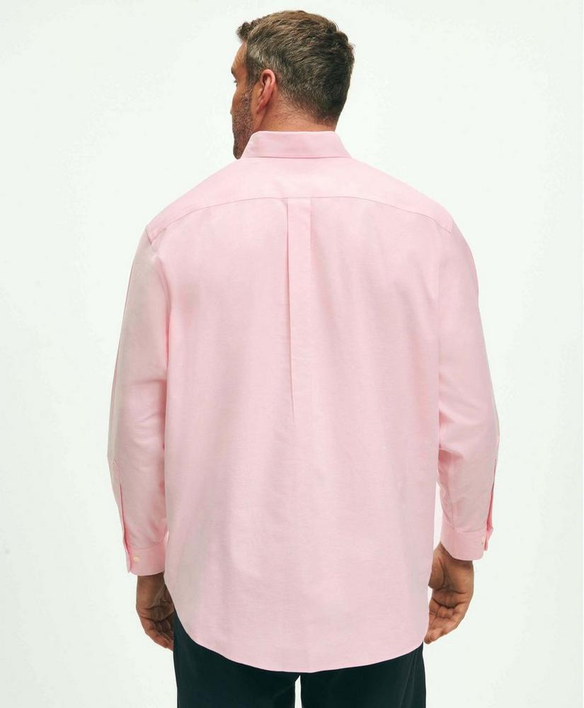 브룩스브라더스 Big & Tall Stretch Cotton Non-Iron Oxford Polo Button Down Collar Shirt