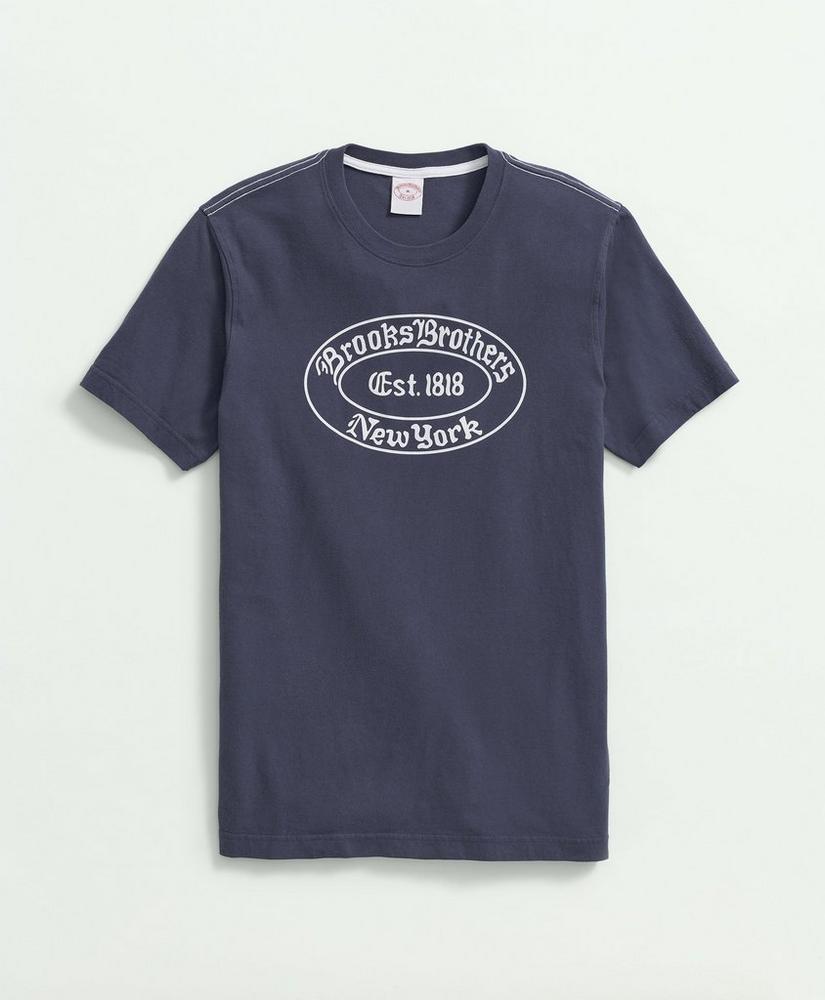 브룩스브라더스 Brooks Brothers Label Graphic T-Shirt