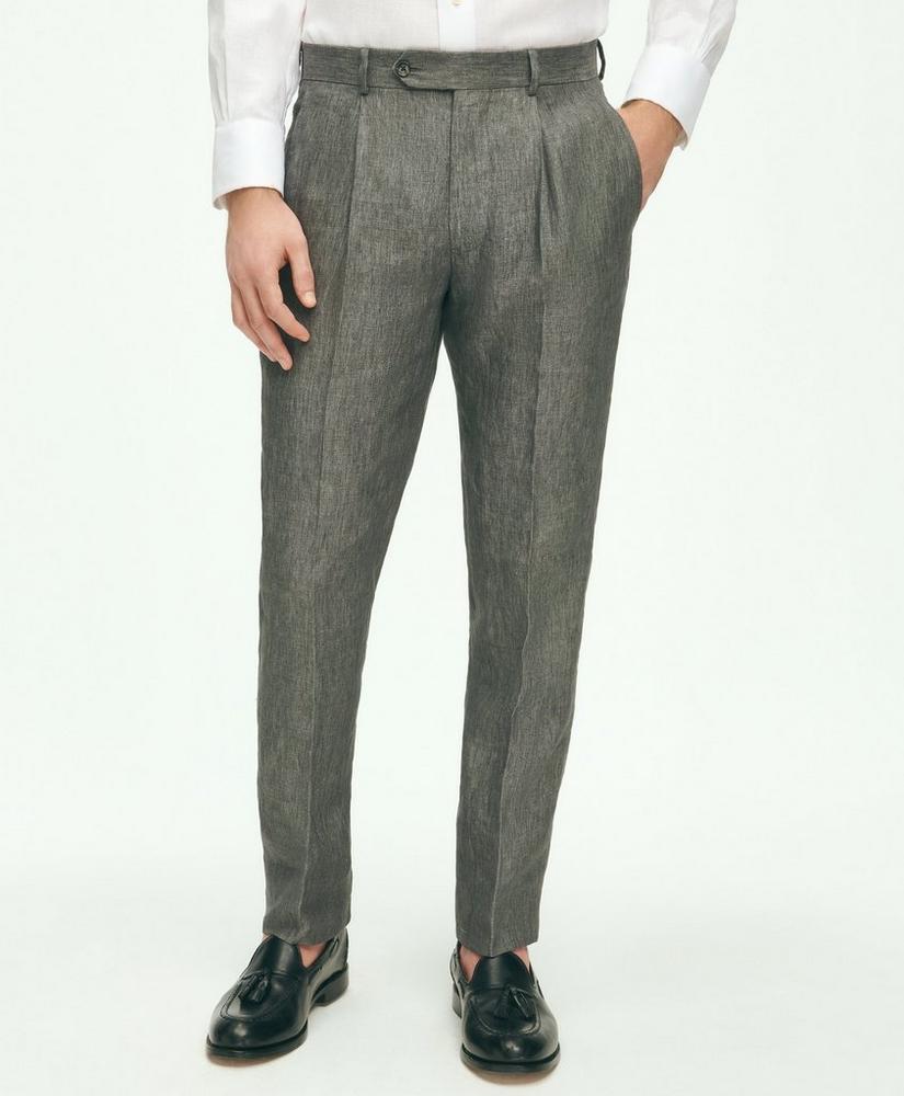 Slim Fit Linen Suit Pants