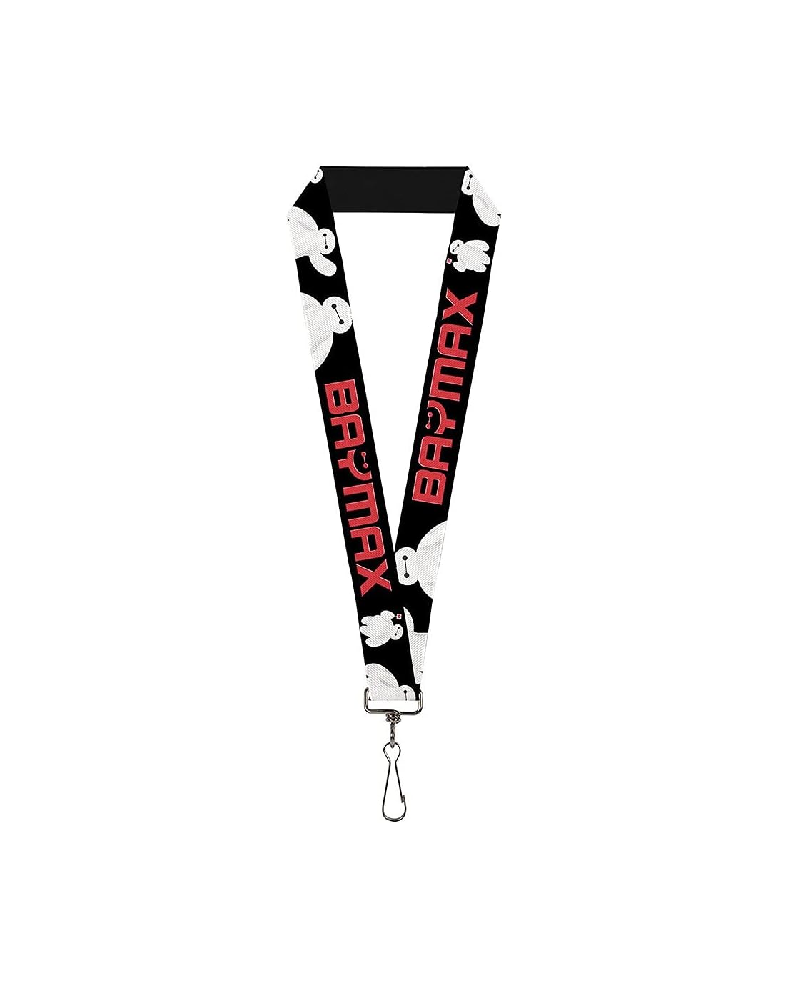 Buckle-Down Lanyard-10-Baymax Poses Black/White/red