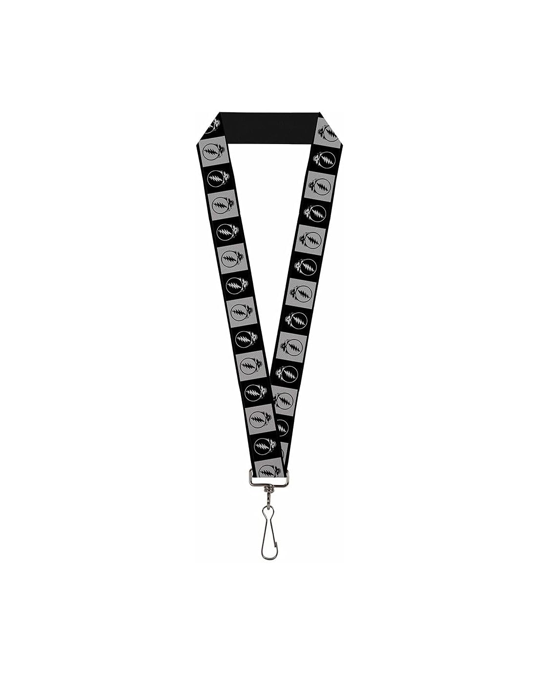 Buckle-Down Unisex-Adults Lanyard-10-Steal Your Face Blocks Black/White-Gray/bla, Multicolor, One-Size