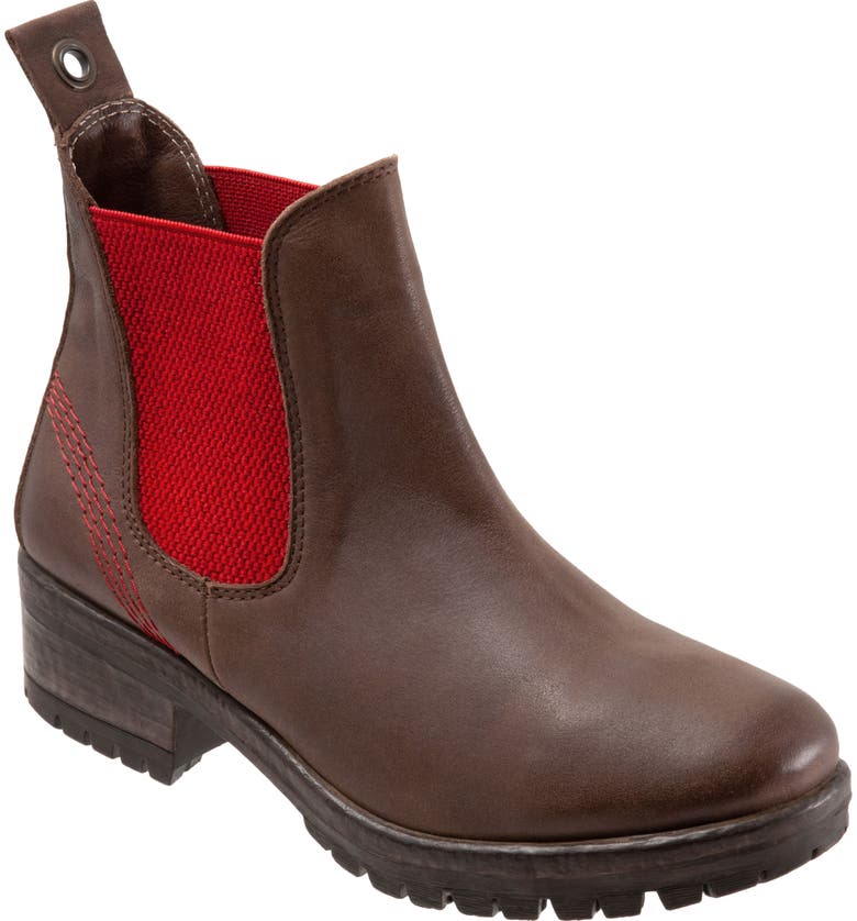 Bueno Florida Chelsea Boot_BROWN/RED LEATHER