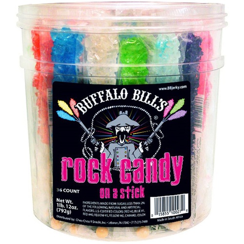  Buffalo Bills Mixed Rock Candy On A Stick (36-ct tub mixed rock candy crystal sticks in 9 flavors) …