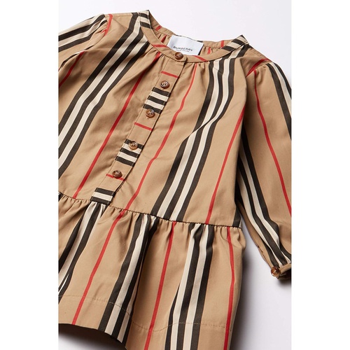 버버리 Burberry Kids Stripe Dress (Infant/Toddler)
