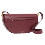 Burberry Small Olympia Leather Bag_BURGUNDY