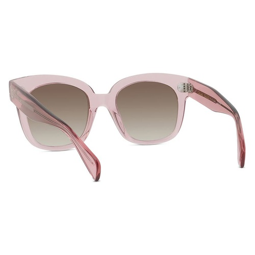 셀린느 CELINE 54mm Gradient Round Sunglasses_SHINY PINK/ BROWN