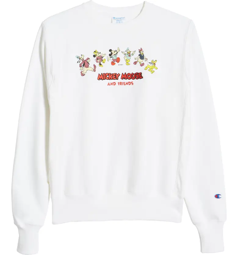 Champion Disney x Champion Mickey & Friends Graphic Sweatshirt_WHITE