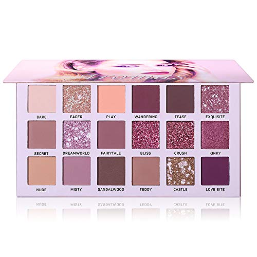 CHARMCODE UCANBE 18 Colors Aromas New Nude Eyeshadow Palette Long Lasting Multi Reflective Shimmer Matte Glitter Pressed Pearls Eye Shadow Makeup Pallet