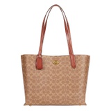 COACH Coated Canvas Signature Willow Tote