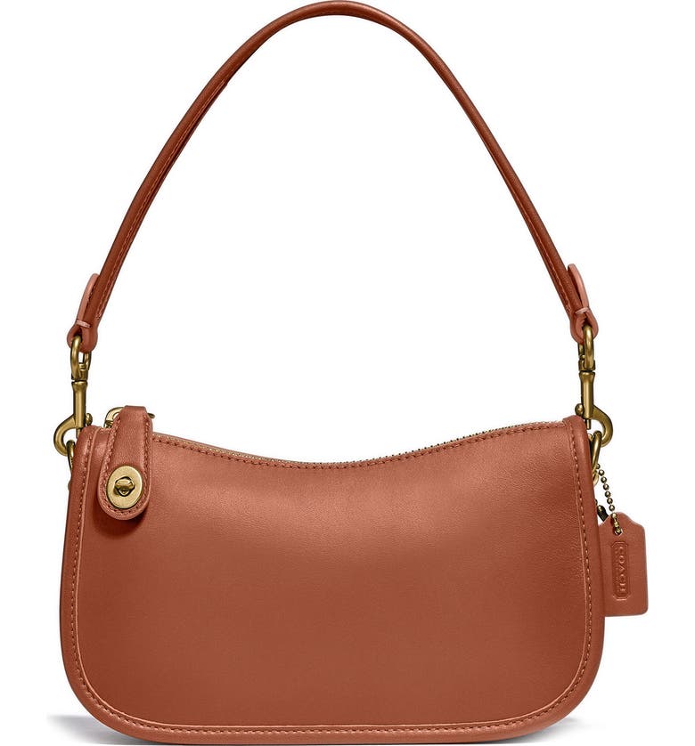COACH Swinger Glovetanned Leather Shoulder Bag_BRASS/SADDLE