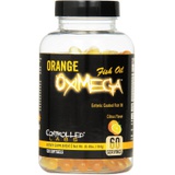 CONTROLLED LABS Orange Oximega Fish Oil Supplement 120 Softgels, EPA and DHA, 2000mg Omega- 3 Fatty Acids, Citrus-Flavor, Burpless Softgels