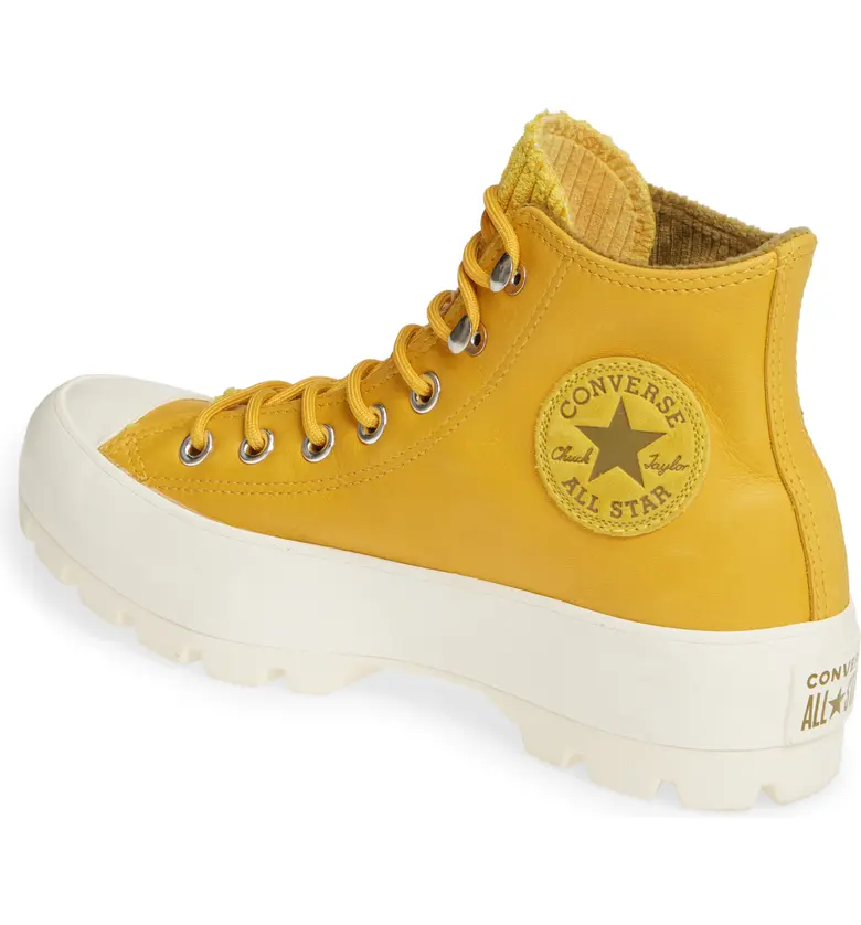  Converse Chuck Taylor All Star Gore-Tex Waterproof Lugged High Top Sneaker_GOLD DART/ OLIVE FLAK/ EGRET